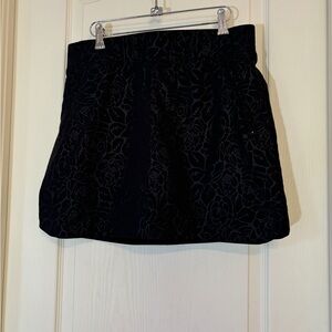 Orvis Black Athletic Skort Size M Golf Tennis